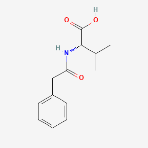 molecular formula C13H17NO3 B2978929 (2S)-3-methyl-2-(2-phenylacetamido)butanoic acid CAS No. 725-67-7