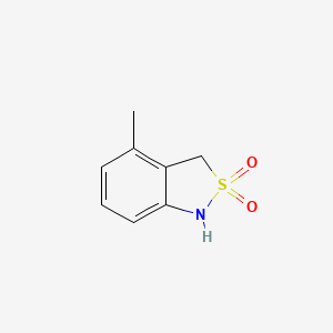 molecular formula C8H9NO2S B2978969 4-Methyl-1,3-dihydro-2lambda6,1-benzothiazole-2,2-dione CAS No. 111249-01-5