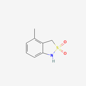 4-Methyl-1,3-dihydro-2lambda6,1-benzothiazole-2,2-dione