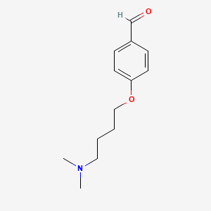 molecular formula C13H19NO2 B2978995 4-(4-(Dimethylamino)butoxy)benzaldehyde CAS No. 696588-40-6