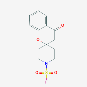 B2979054 4-Oxospiro[3H-chromene-2,4'-piperidine]-1'-sulfonyl fluoride CAS No. 2411243-14-4