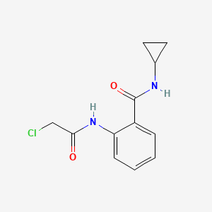 2-(2-chloroacetamido)-N-cyclopropylbenzamide