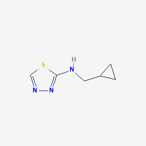 molecular formula C6H9N3S B2979108 N-(环丙基甲基)-1,3,4-噻二唑-2-胺 CAS No. 1342764-93-5