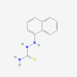 molecular formula C11H11N3S B2979171 2-(1-Naphthyl)-1-hydrazinecarbothioamide CAS No. 13207-48-2
