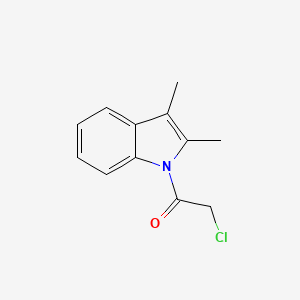 molecular formula C12H12ClNO B2979178 1-(Chloroacetyl)-2,3-dimethyl-1H-indole CAS No. 66624-39-3