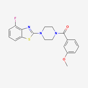 4-Fluoro-2-[4-(3-methoxybenzoyl)piperazin-1-yl]-1,3-benzothiazole