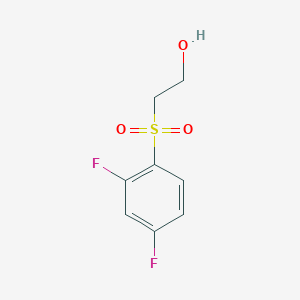 molecular formula C8H8F2O3S B2979229 2,4-二氟苯磺酰乙醇 CAS No. 688763-15-7