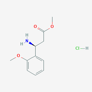 (S)-Methyl 3-amino-3-(2-methoxyphenyl)propanoate hydrochloride