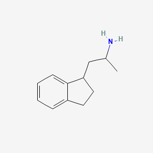 1-(2,3-dihydro-1H-inden-1-yl)propan-2-amine