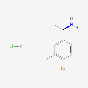 (R)-1-(4-Bromo-3-methylphenyl)ethan-1-amine hydrochloride