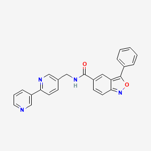 N-([2,3'-bipyridin]-5-ylmethyl)-3-phenylbenzo[c]isoxazole-5-carboxamide