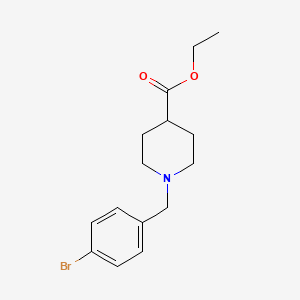 molecular formula C15H20BrNO2 B2979294 1-(4-溴苄基)哌啶-4-甲酸乙酯 CAS No. 148729-12-8