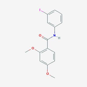molecular formula C15H14INO3 B297930 N-(3-iodophenyl)-2,4-dimethoxybenzamide 