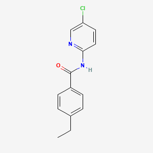 N-(5-chloropyridin-2-yl)-4-ethylbenzamide