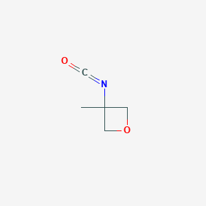 molecular formula C5H7NO2 B2979377 3-Isocyanato-3-methyloxetane CAS No. 1260666-69-0