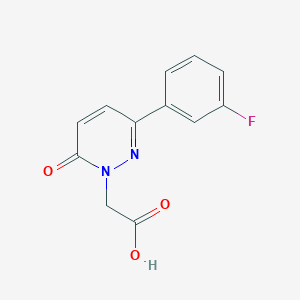 [3-(3-fluorophenyl)-6-oxopyridazin-1(6H)-yl]acetic acid