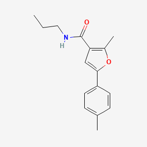 2-methyl-N-propyl-5-(p-tolyl)furan-3-carboxamide