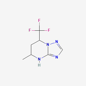5-Methyl-7-(trifluoromethyl)-4,5,6,7-tetrahydro[1,2,4]triazolo[1,5-a]pyrimidine