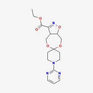 [3-Ethoxycarbonyl-4,5-bis(hydroxymethyl)-4,5-dihydroisoxazole][1-(2-pyrimidyl)-4-piperidone]ketal