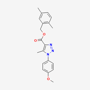 2,5-dimethylbenzyl 1-(4-methoxyphenyl)-5-methyl-1H-1,2,3-triazole-4-carboxylate