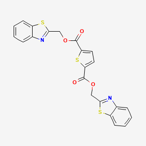 Bis(benzo[d]thiazol-2-ylmethyl) thiophene-2,5-dicarboxylate