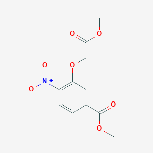 Methyl 3-(2-methoxy-2-oxoethoxy)-4-nitrobenzoate