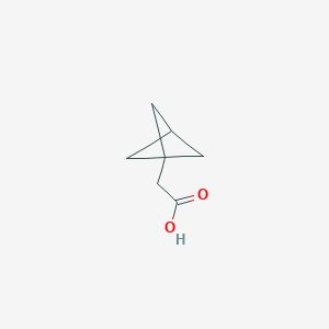 molecular formula C7H10O2 B2979503 2-(双环[1.1.1]戊烷-1-基)乙酸 CAS No. 131515-31-6