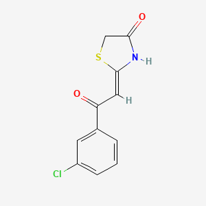 2-[2-(3-Chlorophenyl)-2-oxoethylidene]-1,3-thiazolidin-4-one