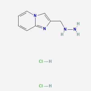 {Imidazo[1,2-a]pyridin-2-ylmethyl}hydrazine dihydrochloride