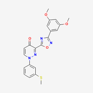 N-(3,5-dichlorophenyl)-1-[3-(morpholin-4-ylsulfonyl)pyridin-2-yl]piperidine-4-carboxamide