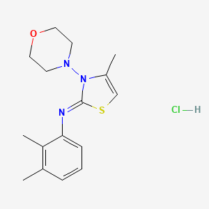 (Z)-2,3-dimethyl-N-(4-methyl-3-morpholinothiazol-2(3H)-ylidene)aniline hydrochloride