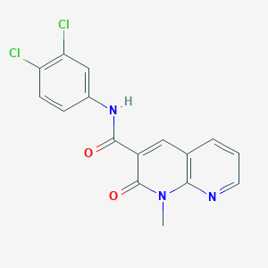 N-(3,4-dichlorophenyl)-1-methyl-2-oxo-1,2-dihydro-1,8-naphthyridine-3-carboxamide