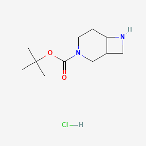 Tert-butyl 3,7-diazabicyclo[4.2.0]octane-3-carboxylate hydrochloride