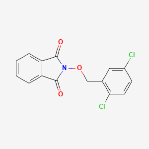molecular formula C15H9Cl2NO3 B2979599 2-[(2,5-Dichlorophenyl)methoxy]isoindole-1,3-dione CAS No. 321430-35-7