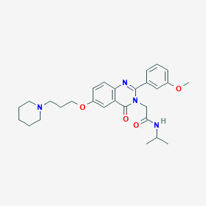 molecular formula C28H36N4O4 B2979605 Vasopressin antagonist 1867 CAS No. 909391-88-4