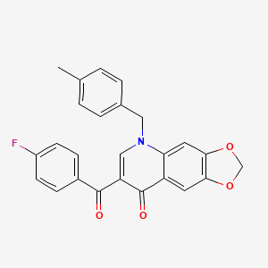 7-(4-fluorobenzoyl)-5-(4-methylbenzyl)[1,3]dioxolo[4,5-g]quinolin-8(5H)-one