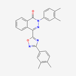 2-(3,4-dimethylphenyl)-4-[3-(3,4-dimethylphenyl)-1,2,4-oxadiazol-5-yl]phthalazin-1(2H)-one