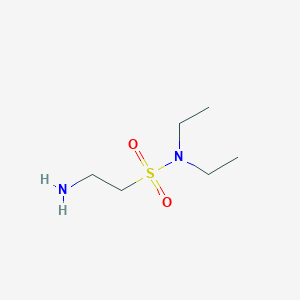 molecular formula C6H16N2O2S B2979613 2-氨基-N,N-二乙基乙磺胺 CAS No. 92739-98-5