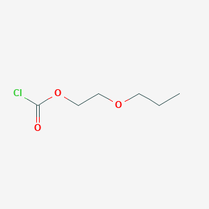 molecular formula C6H11ClO3 B2979628 2-丙氧基乙基氯甲酸酯 CAS No. 90512-12-2