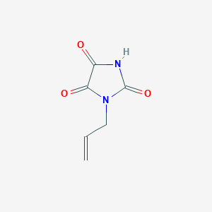 molecular formula C6H6N2O3 B2979639 1-(Prop-2-en-1-yl)imidazolidine-2,4,5-trione CAS No. 746608-55-9