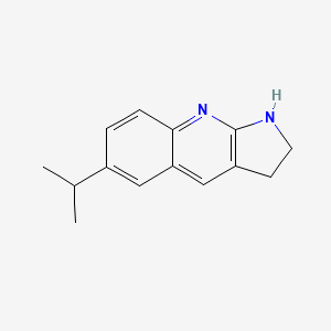 molecular formula C14H16N2 B2979646 6-(propan-2-yl)-1H,2H,3H-pyrrolo[2,3-b]quinoline CAS No. 1266692-36-7