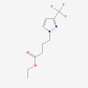 ethyl 4-[3-(trifluoromethyl)-1H-pyrazol-1-yl]butanoate