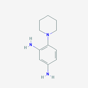 molecular formula C11H17N3 B2979664 4-Piperidin-1-ylbenzene-1,3-diamine CAS No. 202279-42-3