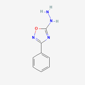 5-Hydrazinyl-3-phenyl-1,2,4-oxadiazole