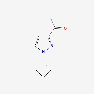 1-(1-Cyclobutylpyrazol-3-yl)ethanone