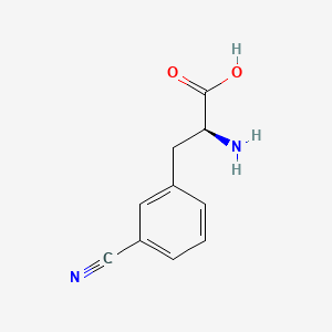 molecular formula C10H10N2O2 B2979707 H-Phe(3-CN)-OH CAS No. 263396-43-6; 57213-48-6