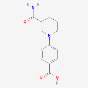 4-(3-Carbamoylpiperidin-1-yl)benzoic acid