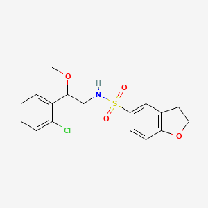 N-(2-(2-chlorophenyl)-2-methoxyethyl)-2,3-dihydrobenzofuran-5-sulfonamide