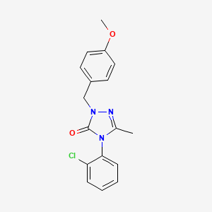 4-(2-chlorophenyl)-2-(4-methoxybenzyl)-5-methyl-2,4-dihydro-3H-1,2,4-triazol-3-one