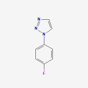 molecular formula C8H6FN3 B2979752 1-(4-氟苯基)-1H-1,2,3-三唑 CAS No. 81329-37-5